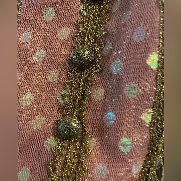 Nanette Lepore Silk Ethereal Whimsical Fairycore Boho Chic Midi Dress Size 10 - Picture 7 of 16